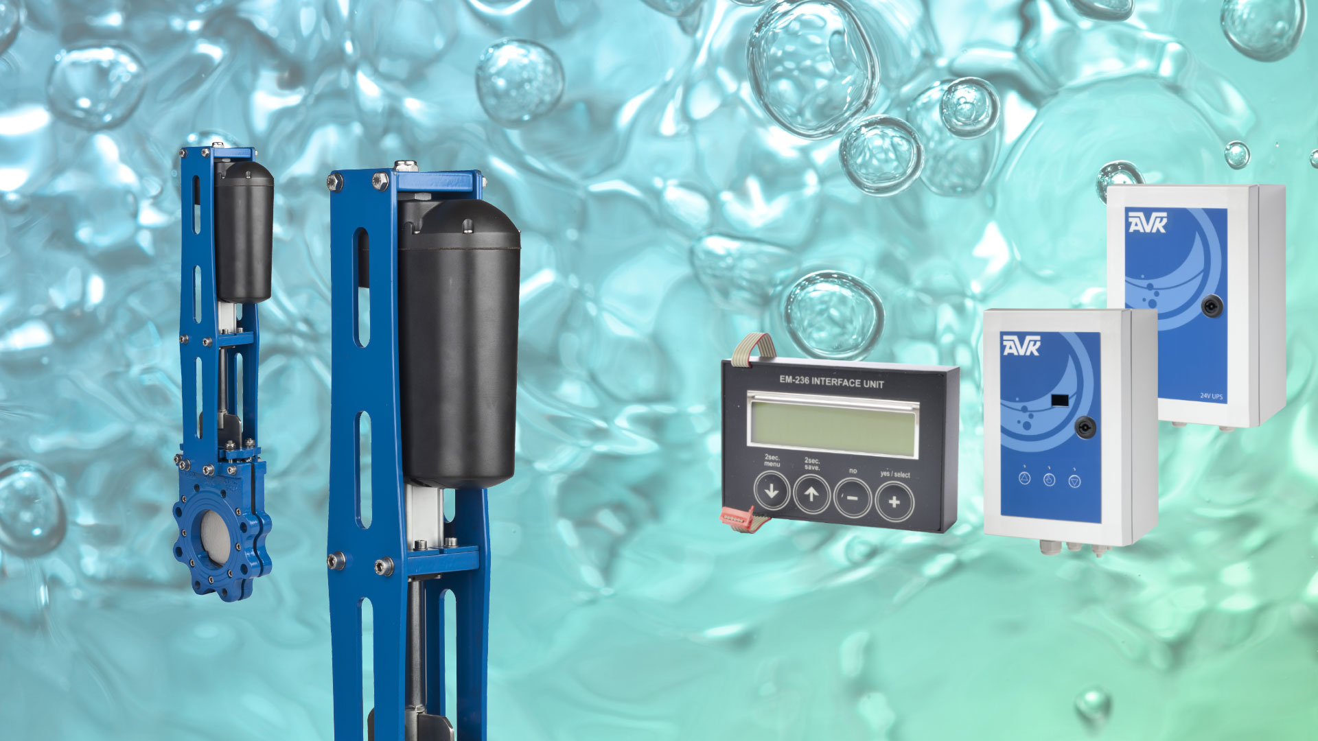 Knife gate valve linear actuator boxes