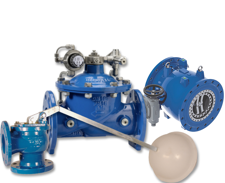 Control valves and needle valves for water supply