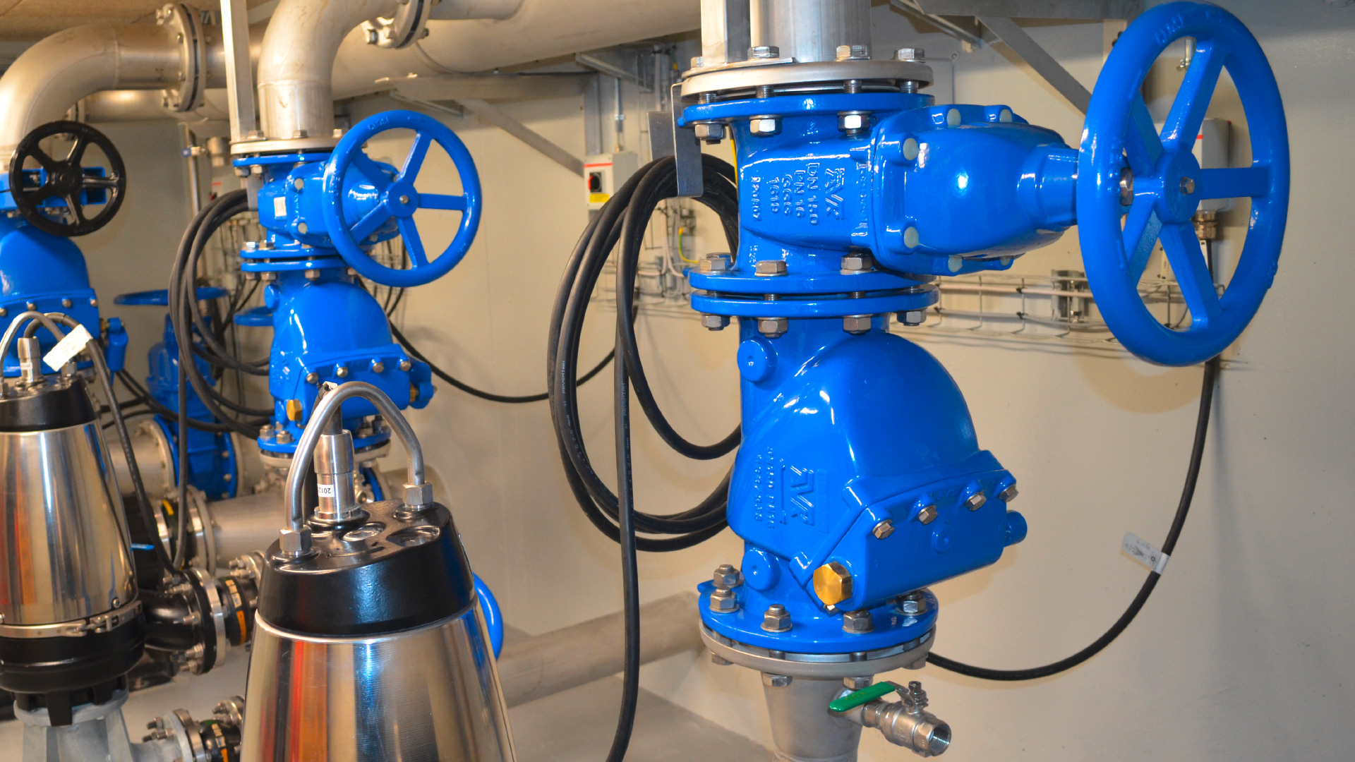 AVK swing check valves installed in Ebeltoft, Denmark